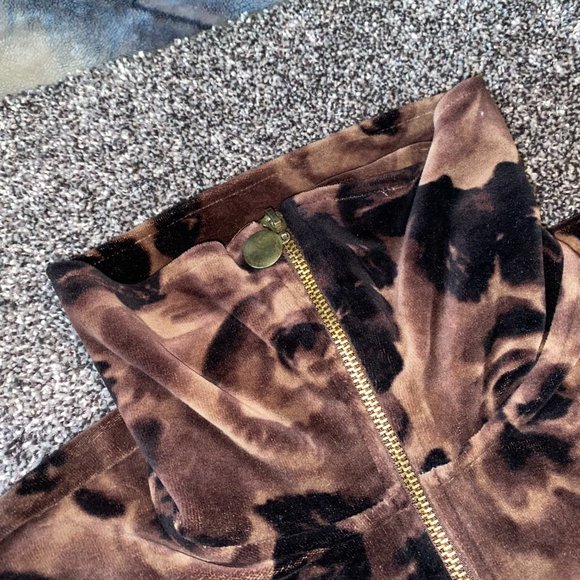 Style & Co Sport Velour Jacket Floral Small Jacket - Picture 3 of 6